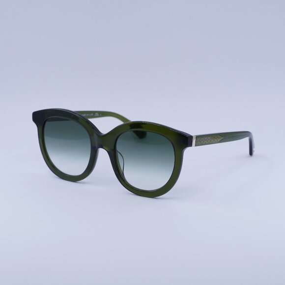 Kate Spade LILLIAN/G/S 00OX 9K Sunglasses Green Round Frame, Blue Lenses main image 5